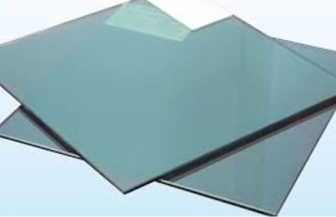Flat Processing Tinted Glass With Colored In Dark Green / Dark Grey / Ford Blue