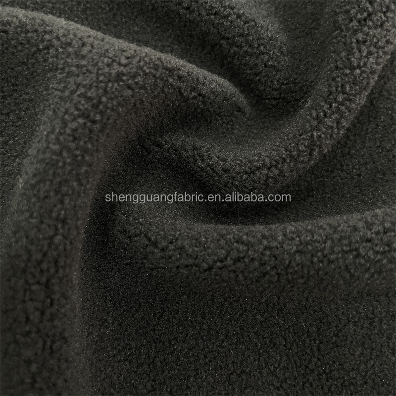 100% Polyester Polar Fleece Fabric Super Soft Knit Double Side Brushed Anti Pilling