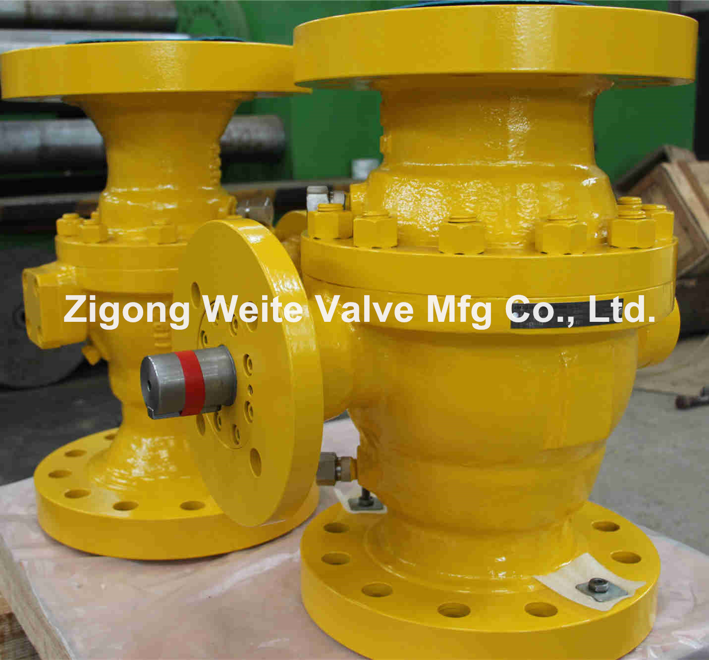 WCC RPTFE Soft Seat Ball Valve A105 ENP 6 Inch 4140 ENP Stem