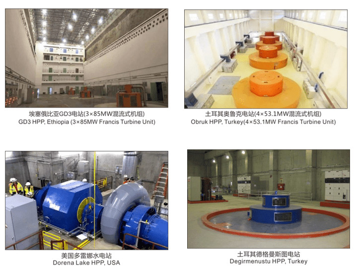 Stainless Steel 145kw Francis Turbine Generator
