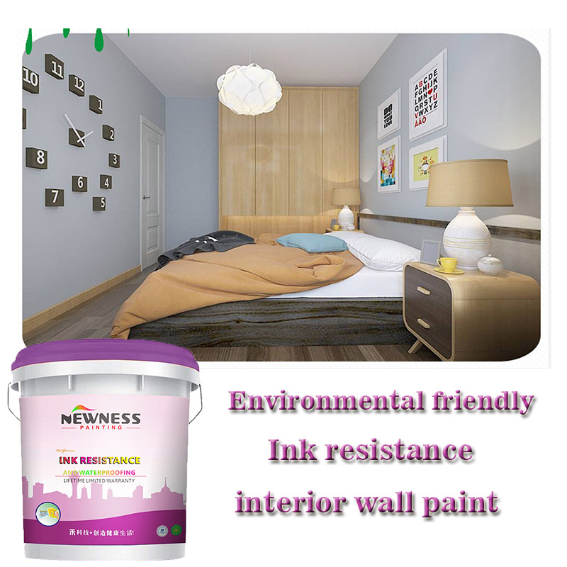 Pure Bristles Paint Brush With Wooden Handle and Epoxy Glue for Wall Paint Application
