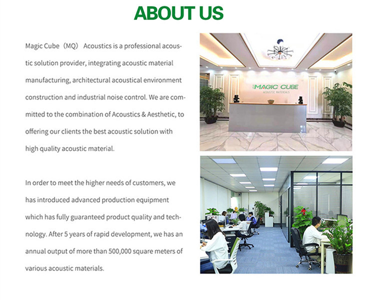 Modern Style Fiberglass Acoustic Ceiling Panels Flame Retardant With Padlock Hasp