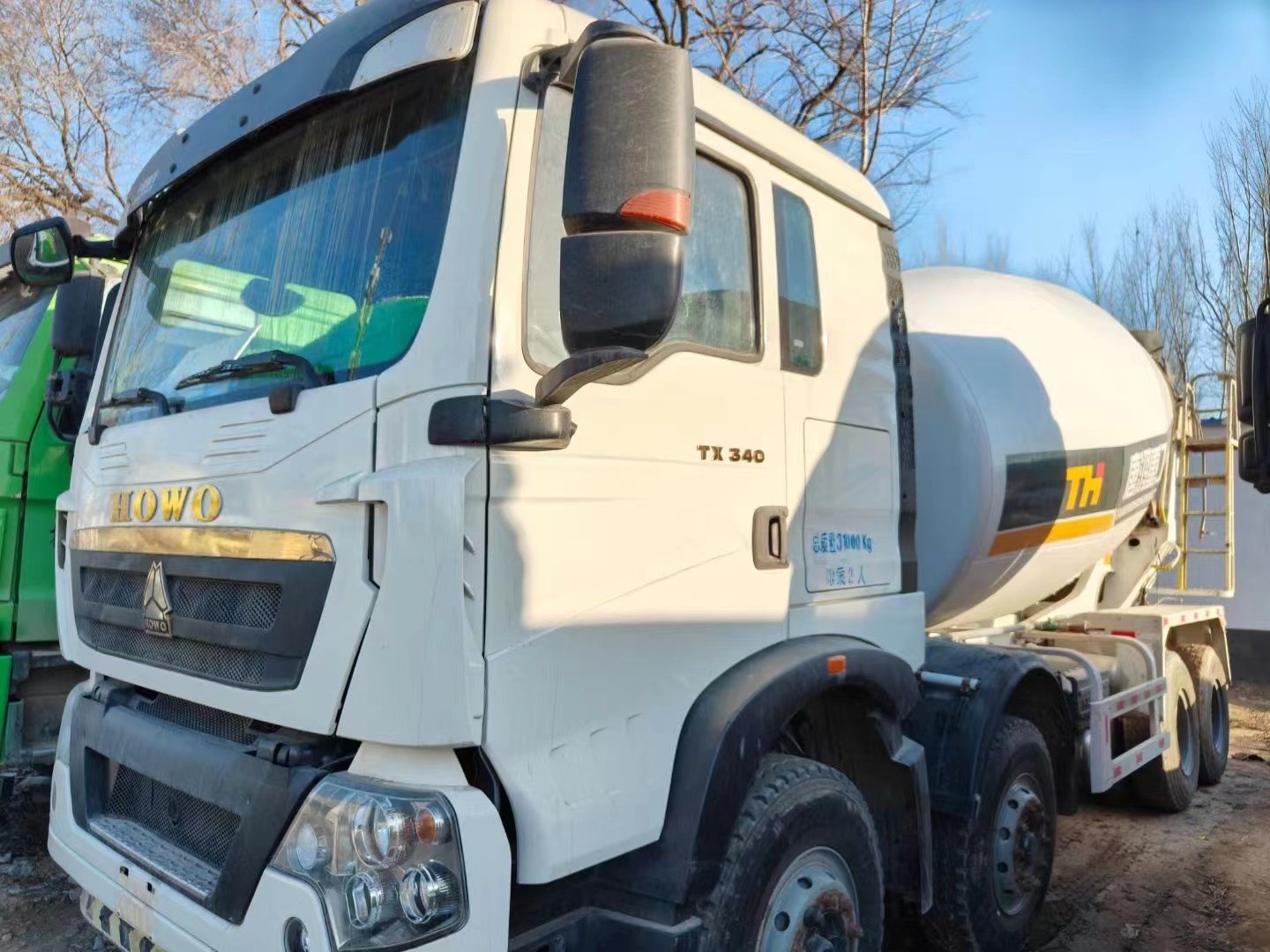 HOWO 14Cbm 2021year March Weight 31000kg Used Concrete Mixer Truck National Five Emission