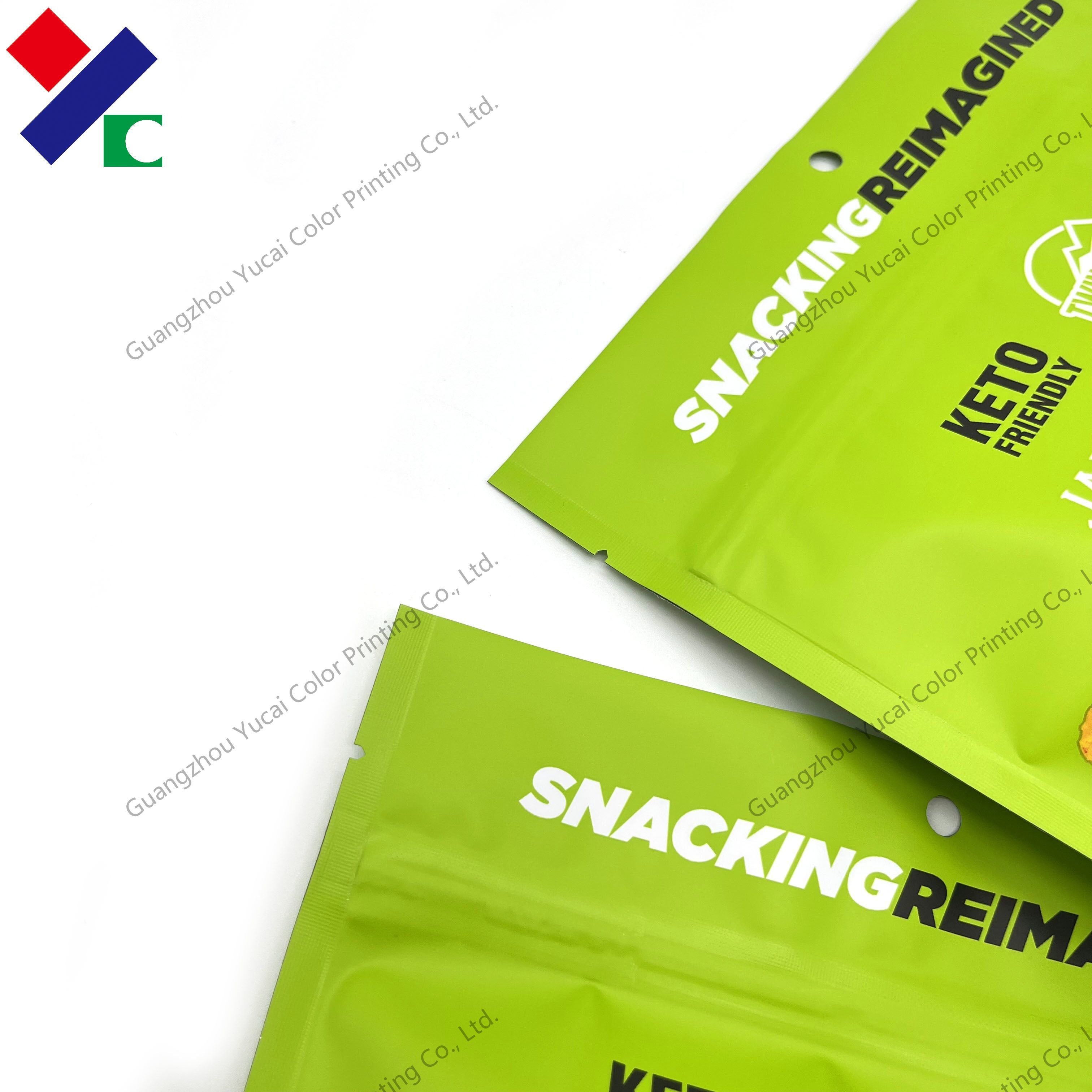 BRC Stnad Up Packaging Bags for Protein Puffs Snacks Candy Sweet Mango 50g