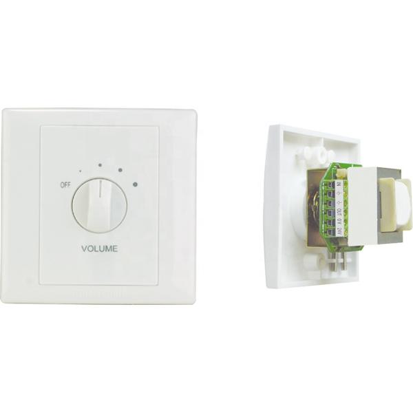 AT-305 White Color ABS Volume Controller 5W Wall Mount Volume Switch For Speakers