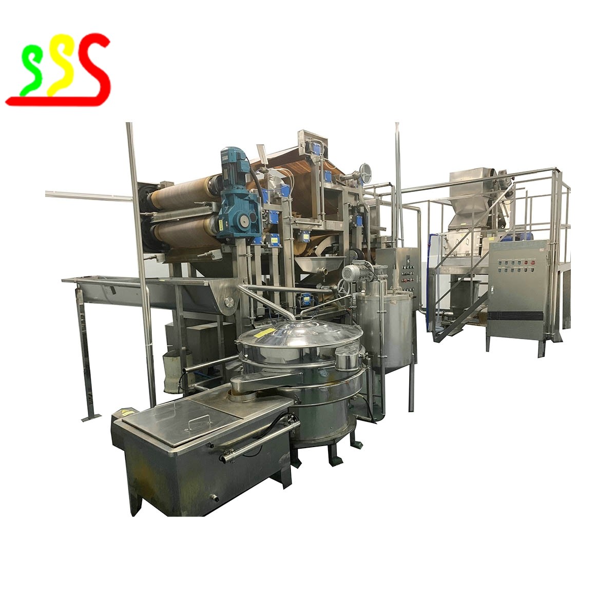 PLC Control Automatic Fruit Jam Processing Line Capacity Input 1 - 100t/H