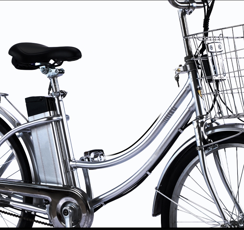 48V 250W Motor Electric Bike Step Through Frame 8Ah / 10Ah Lithium Battery