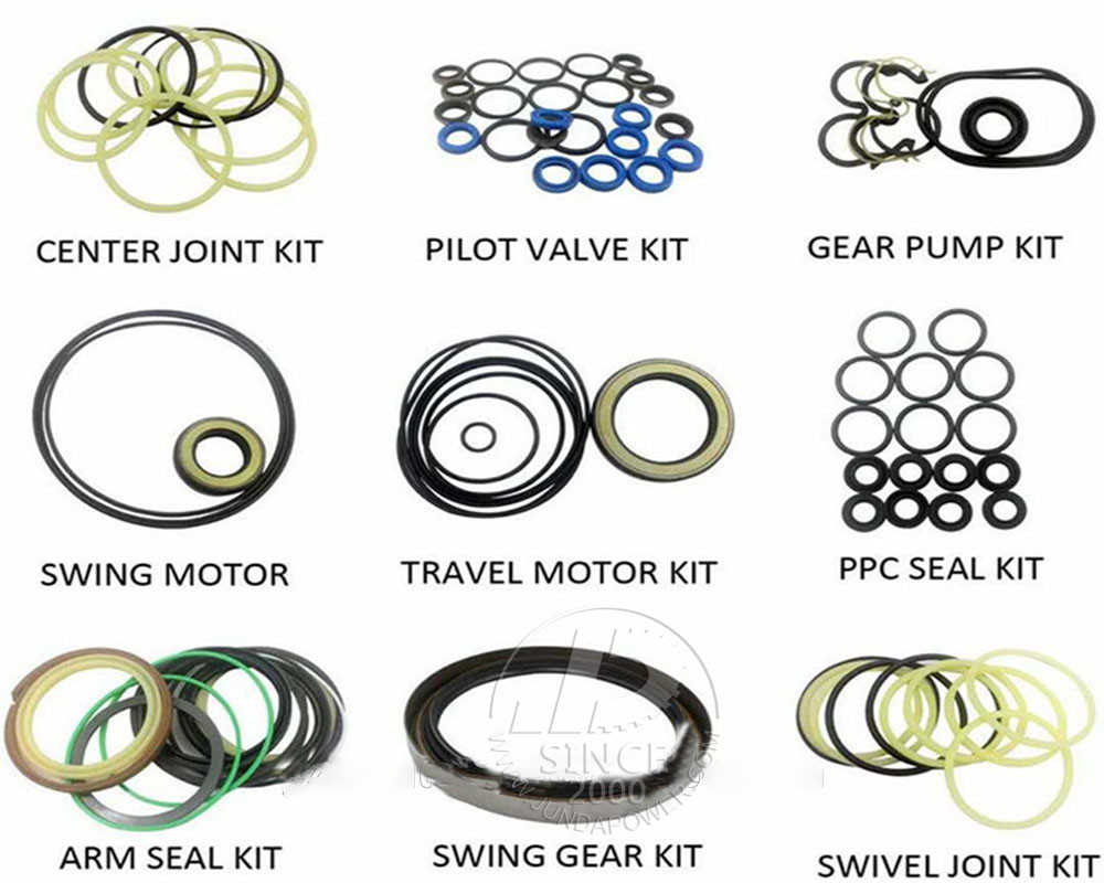 Excavator Pump Seal Kit Collection PVD-0B-18 PSVD2-17 EX120-2/3 Seal Kit