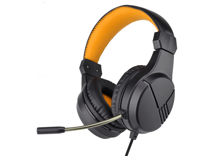 Comfortable Gaming Headset Ps4 Ps5 , FCC Mobile Yellow Gaming Headphones