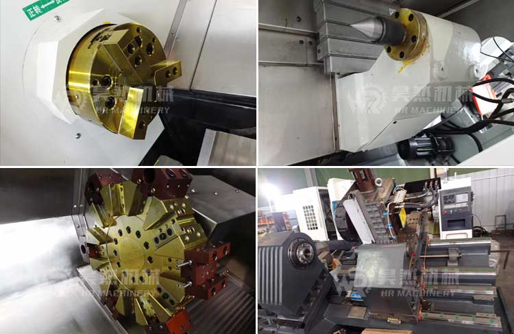 TCK56 CNC Lathe Machine Slant Bed Lathe Living Turret