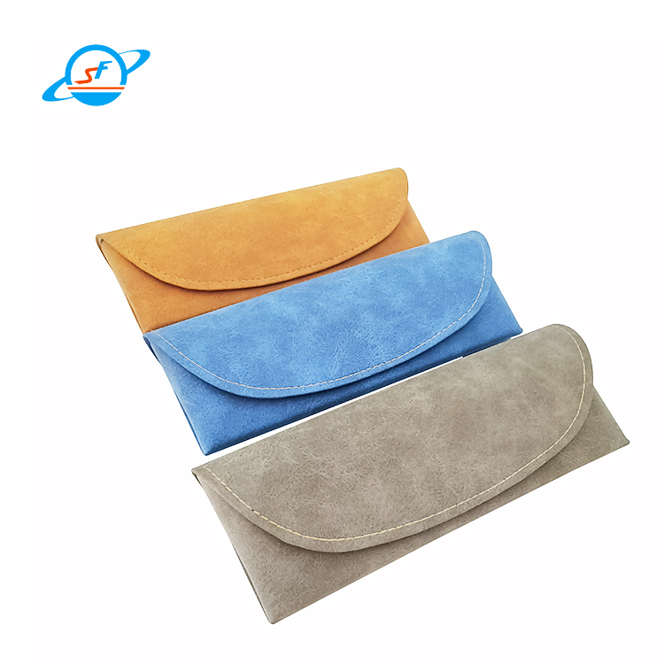 Customization Optical Glasses Case PU Leather Glasses Case 174*65*37mm