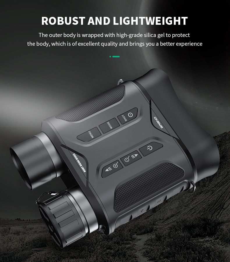 720p Infrared Night Vision Binocular Motion Detection Rechargeable Battery 300m Goggles For Hunting