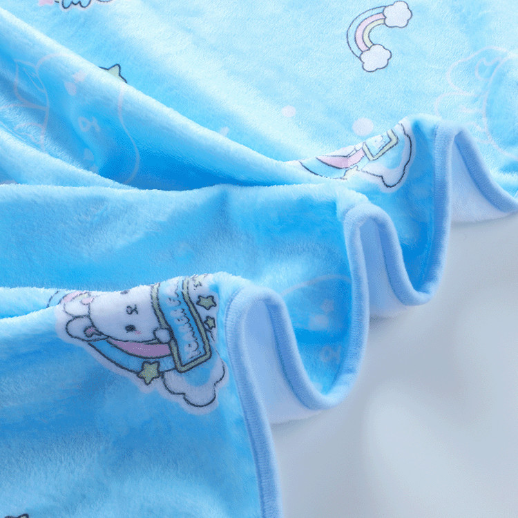 Kids Personalized Soft Cartoon Fleece Blanket Print 100% Polyester