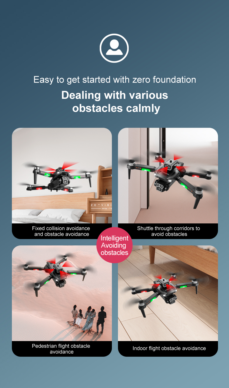 Operator Skill Level M1s Drone 4k Profesional Hd Dual Camera Dron Wifi 1080p Real-time Transmission with Long Flight Time