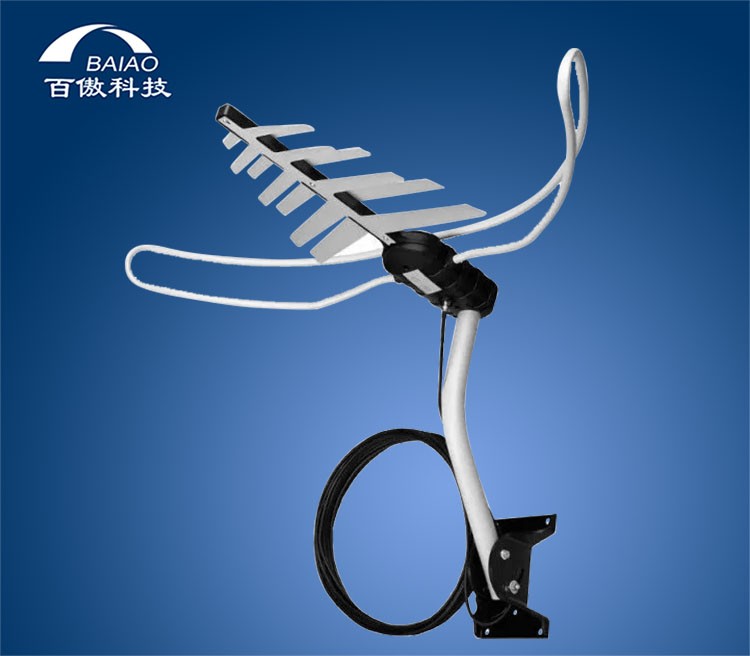 ROHS SGS 174-230MHz Yagi Tv Aerial Malaysia Tv Antenna With Mast