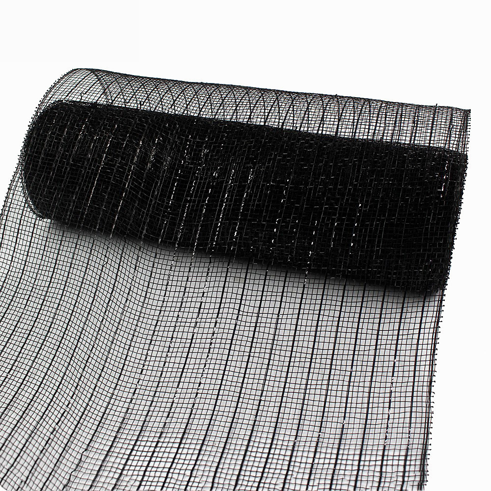 christmas mesh webbing cheap price wired satin organza DIY gift rolls ribbon paillette mesh chiffon ribbon