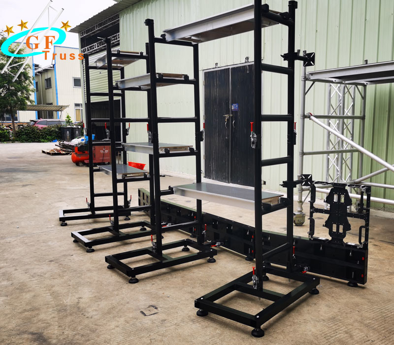 Customized LED Screen Wall Ground Stand Support Truss for LED cabinet