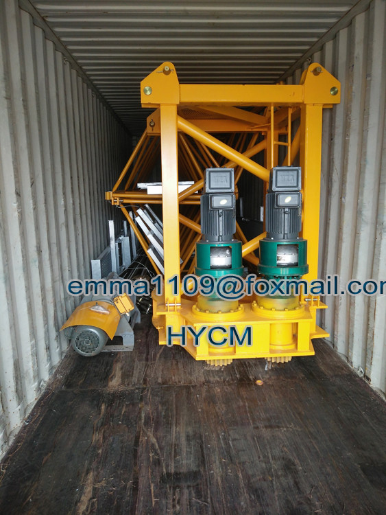 QTZ80(5015) Topkit Head Tower Crain Top Slewing Climbing Building Crane
