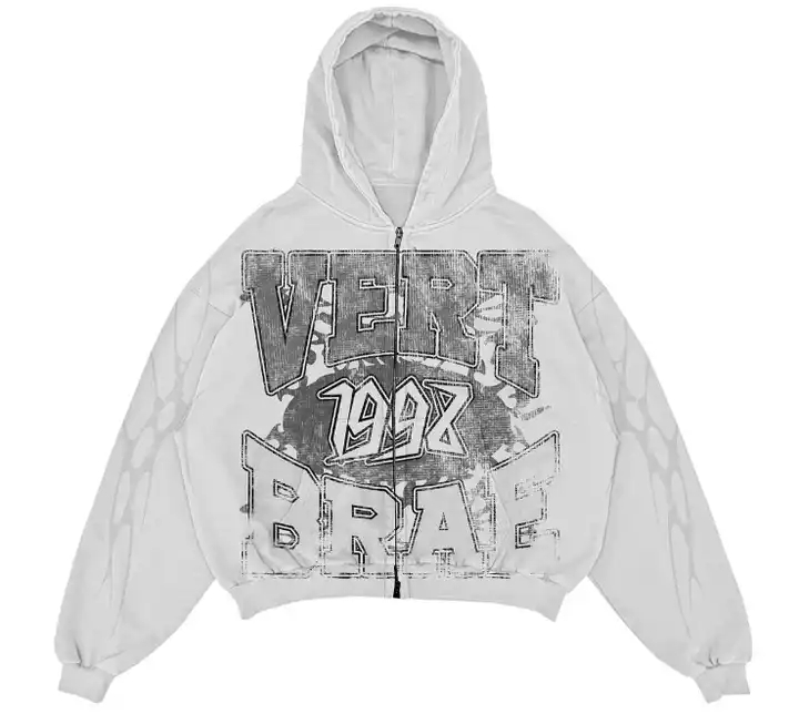 Custom Dtg Hoodie Printing Pattern 3D Printed Hoodie Crop Top Colorful Streetwear