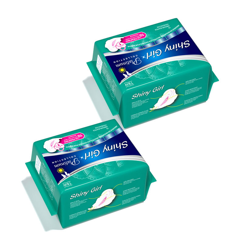 Menstrual Bamboo Sanitary Napkins Pads Day Use Disposable 245mm For Women