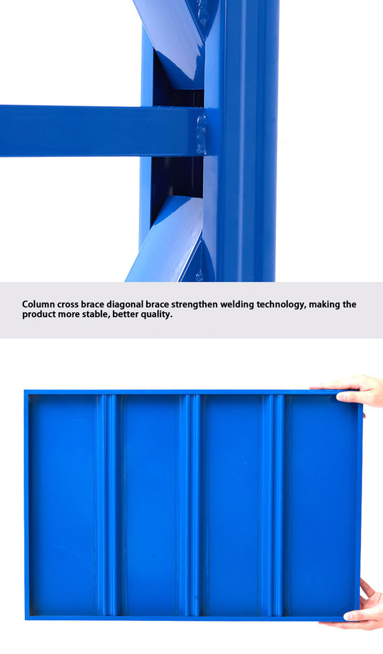 Sturdy And Durable Cold Rolled Steel Warehouse Rack With 500-3000kg Per Layer Capacity
