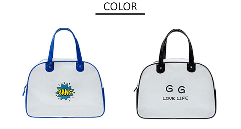 Zipper Close Mesh Cosmetic Makeup Bag With Handle