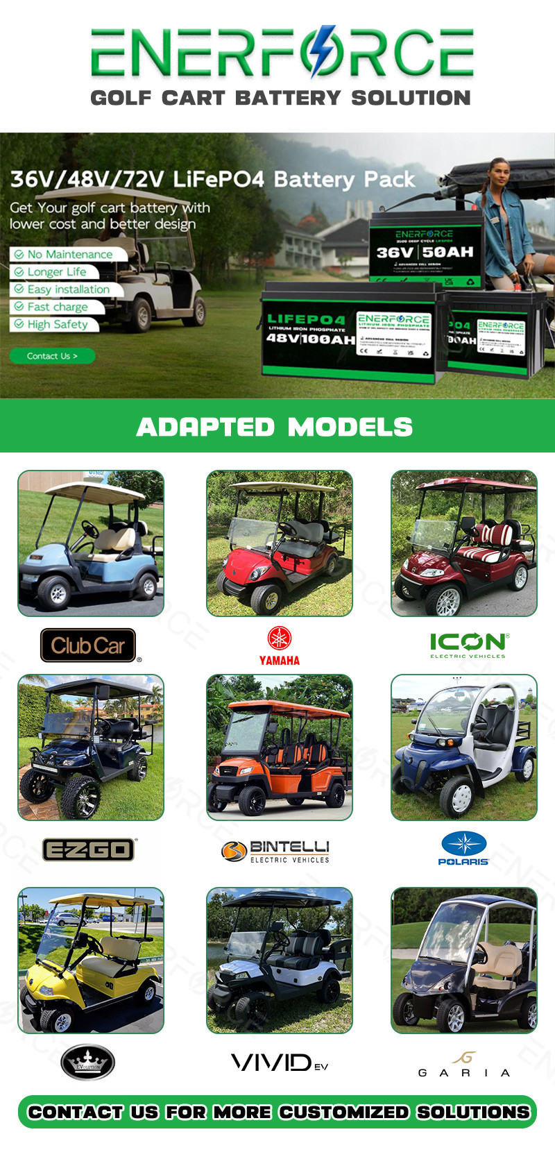 24V 10Ah LFP Lifepo4 Battery For Mobility Scooter Golf Cart Buggy Go Kart