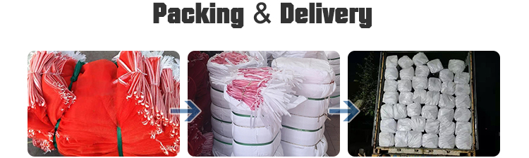 Eco-Friendly Plastic Fruit Net Protection Bag with 70gsm-200gsm Mono Mesh Netting