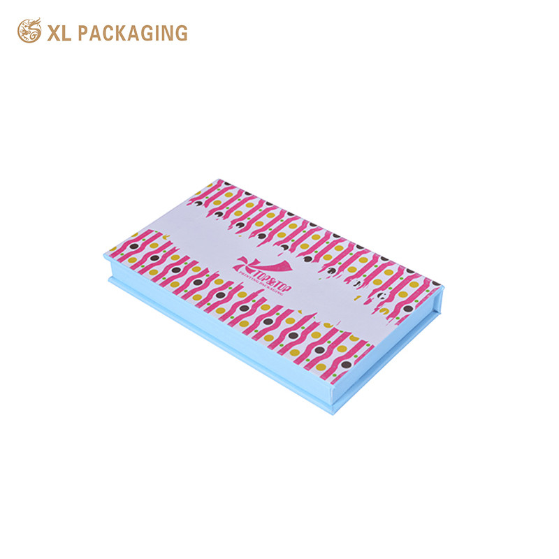 Luxury Embossing Logo Soft Touch Lamination Fashion Face Eye Shadow Palette Paper Packaging Box With Mirror
