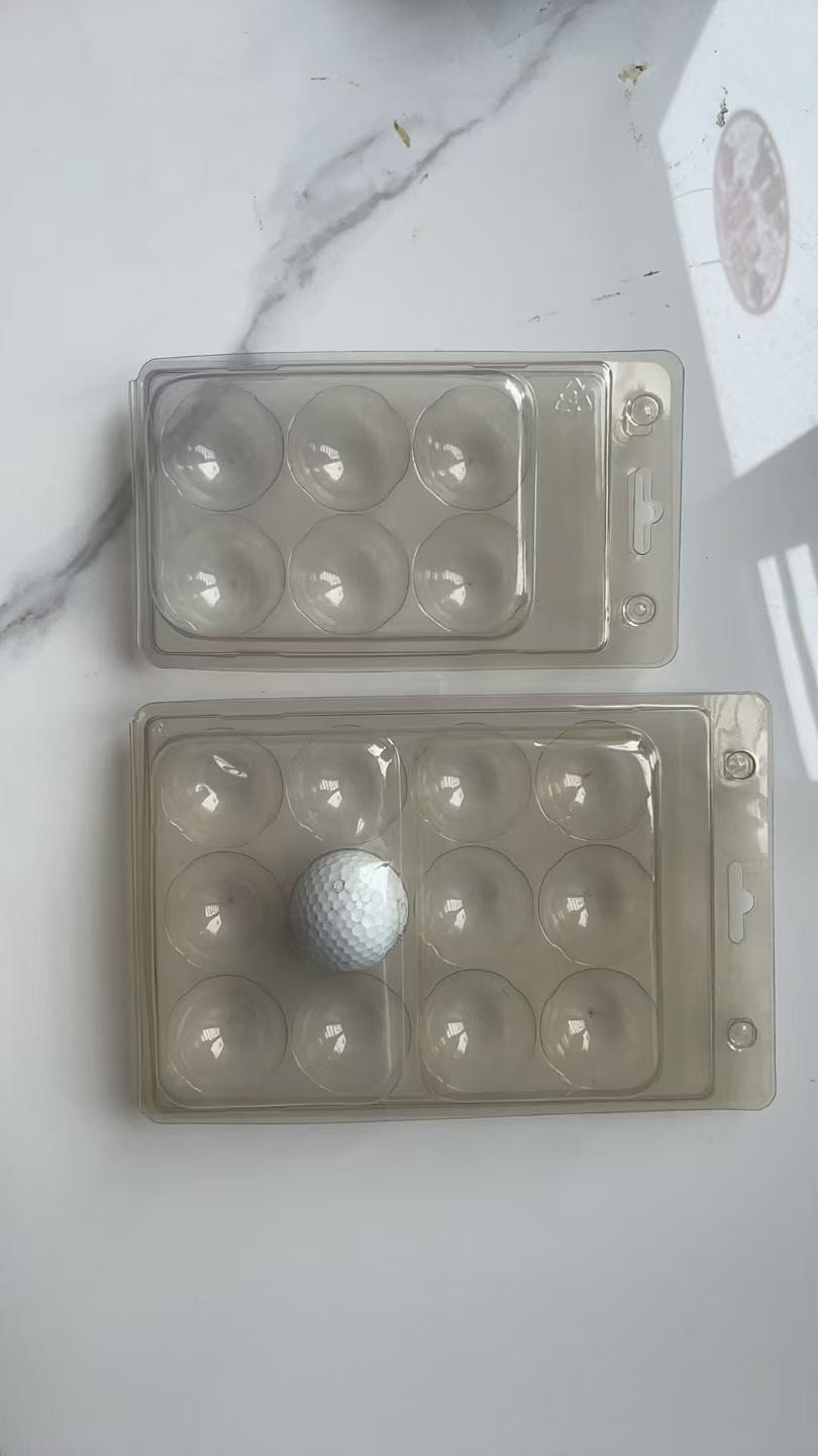 6 Golf Balls Transparent Packaging Plastic Box Paper Gift Box Packaging