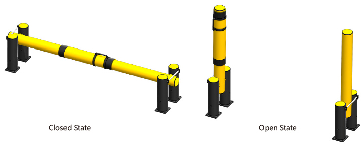 Platform Door Warehouse Flexible Anti-Collision System FS-2023A