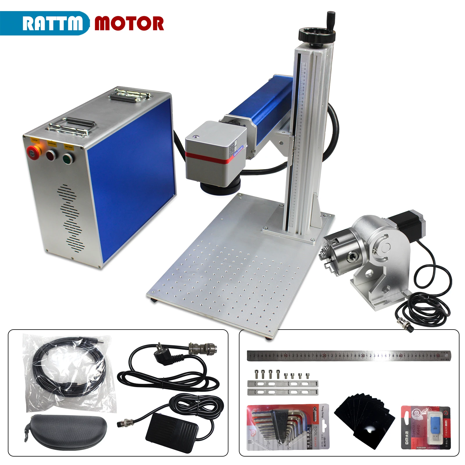 1064nm Fiber Laser Galvo Scanner SG7110 SG7110R Aperture 10mm For Fiber Marking