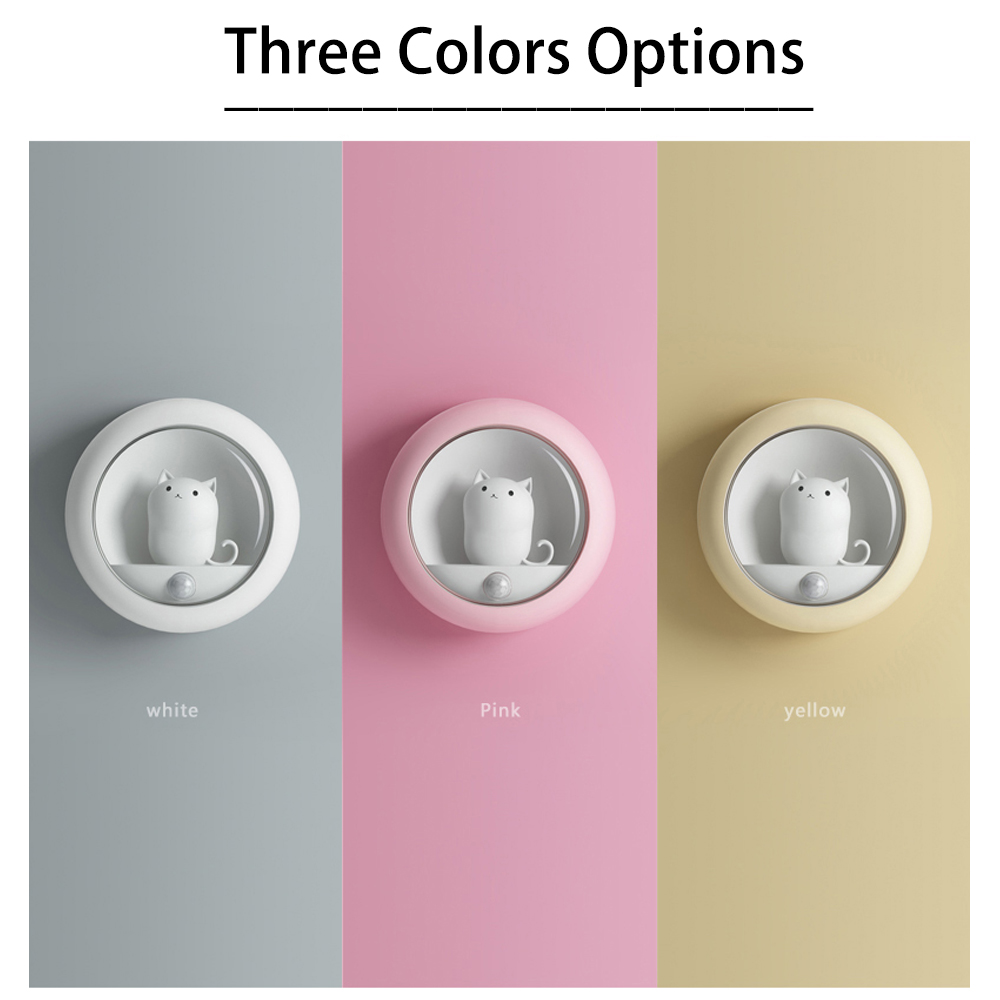 Decorative Atmosphere 800MAH 0.3w Motion Sensor Bedroom Night Light