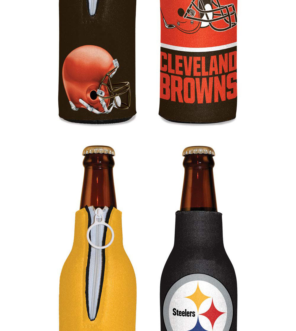 Different Color Zip-up Bottle Jackets Keeps Beer Cold and Hands Warm Bottle Sleeve