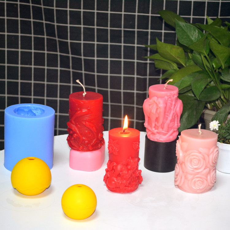Dolphin Shape Silicone Candle Mold Sustainable 3D Candle Molds