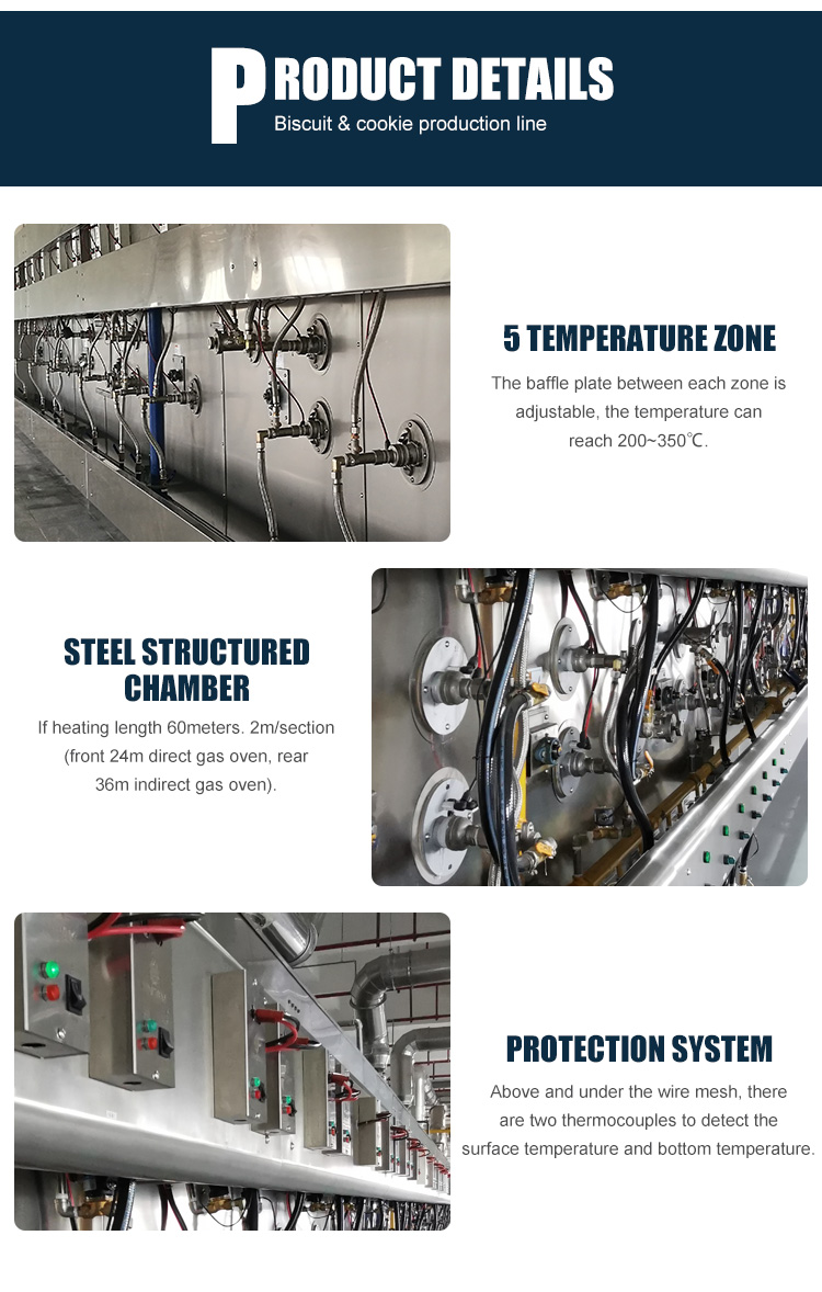 Professional Industrial Pizza Pita Bread Tunnel Oven For Bakery Biscuit Cookies
