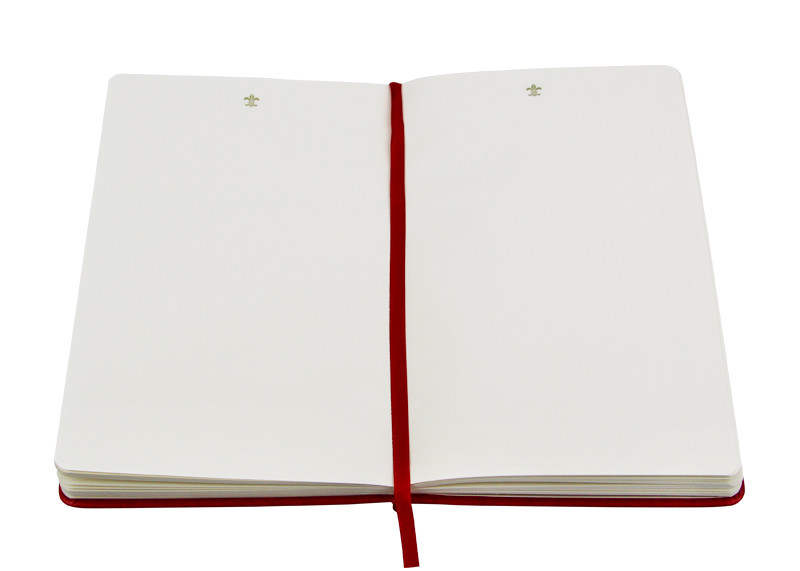 Hardcover Custom Journal Printing Flocking Kraft Paper Sewing Glued Binding
