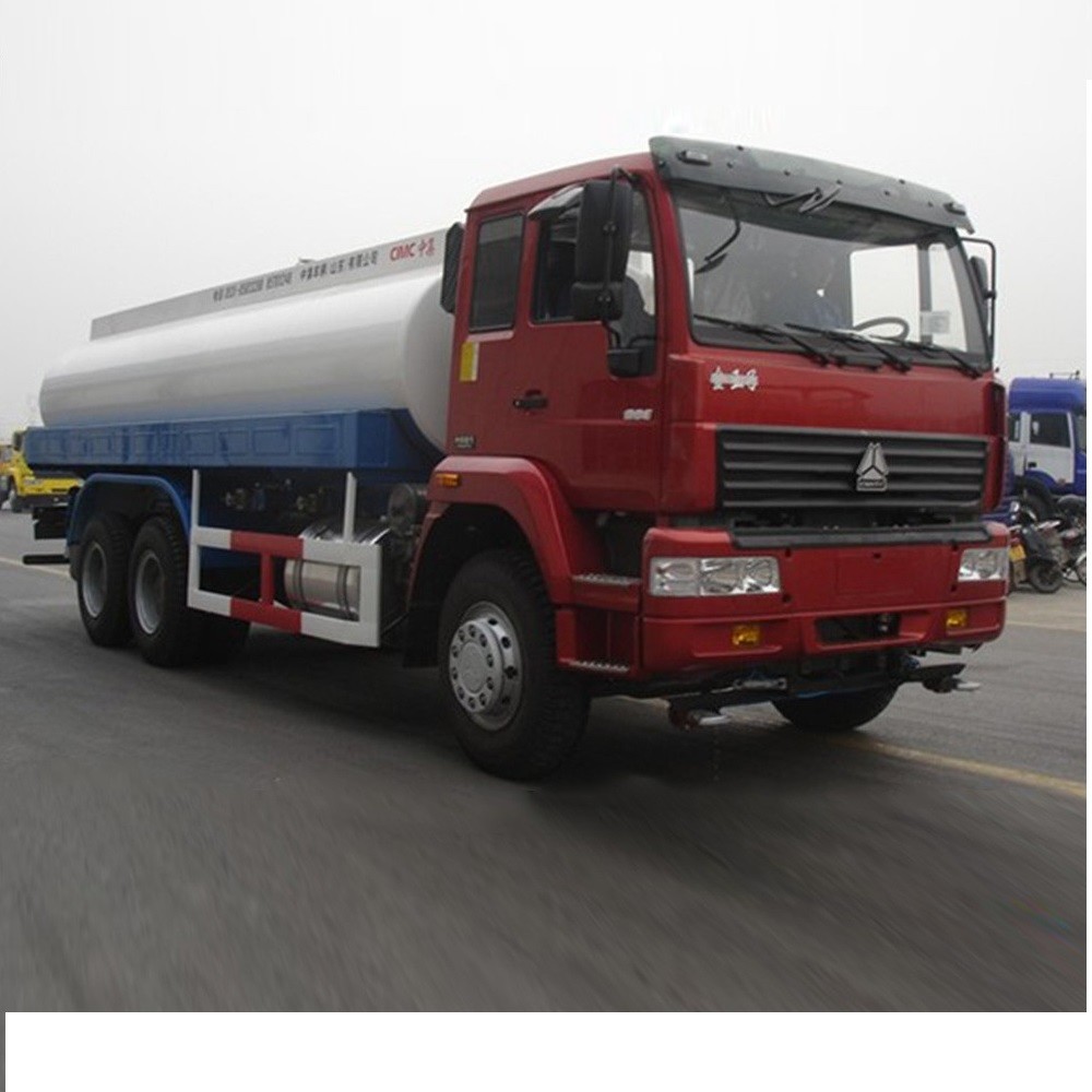 Sinotruk Howo 290hp Water Tanker Trucks / Howo 6x4 Water Container Truck