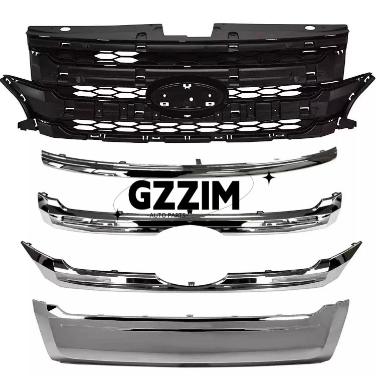 Car Body Parts Ford Edge 2009-2012 Front Grille 7T43-17E898-A Made Of Plastic And Rubber Case Material