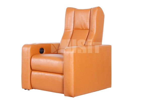 Removable Tray modern style recliner chair , modern leather recliner chair