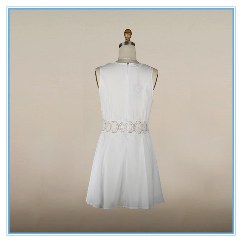 Fashion Dress 2016 Women Clothing Sexy Dress Embroidery Cutwork