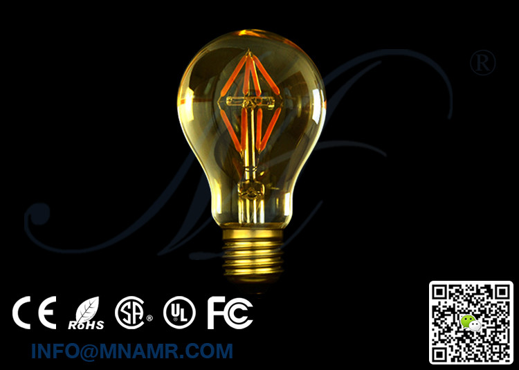 4 Watts A19 LED Light Bulbs Edison Warm White Stark White Cold White Omni-Directional 25W Incandescent Equal