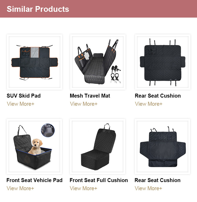 Dog Car Seat Cover for Back Seat, 4-in-1 Waterproof Pet Dog Seat Cover for SUV 100% Scratchproof Nonslip