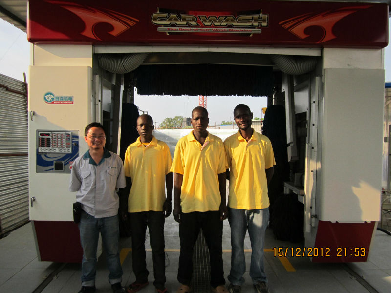 Hop Dipped Galvanized Steel Fully Automatic Rollover Car Wash Machine