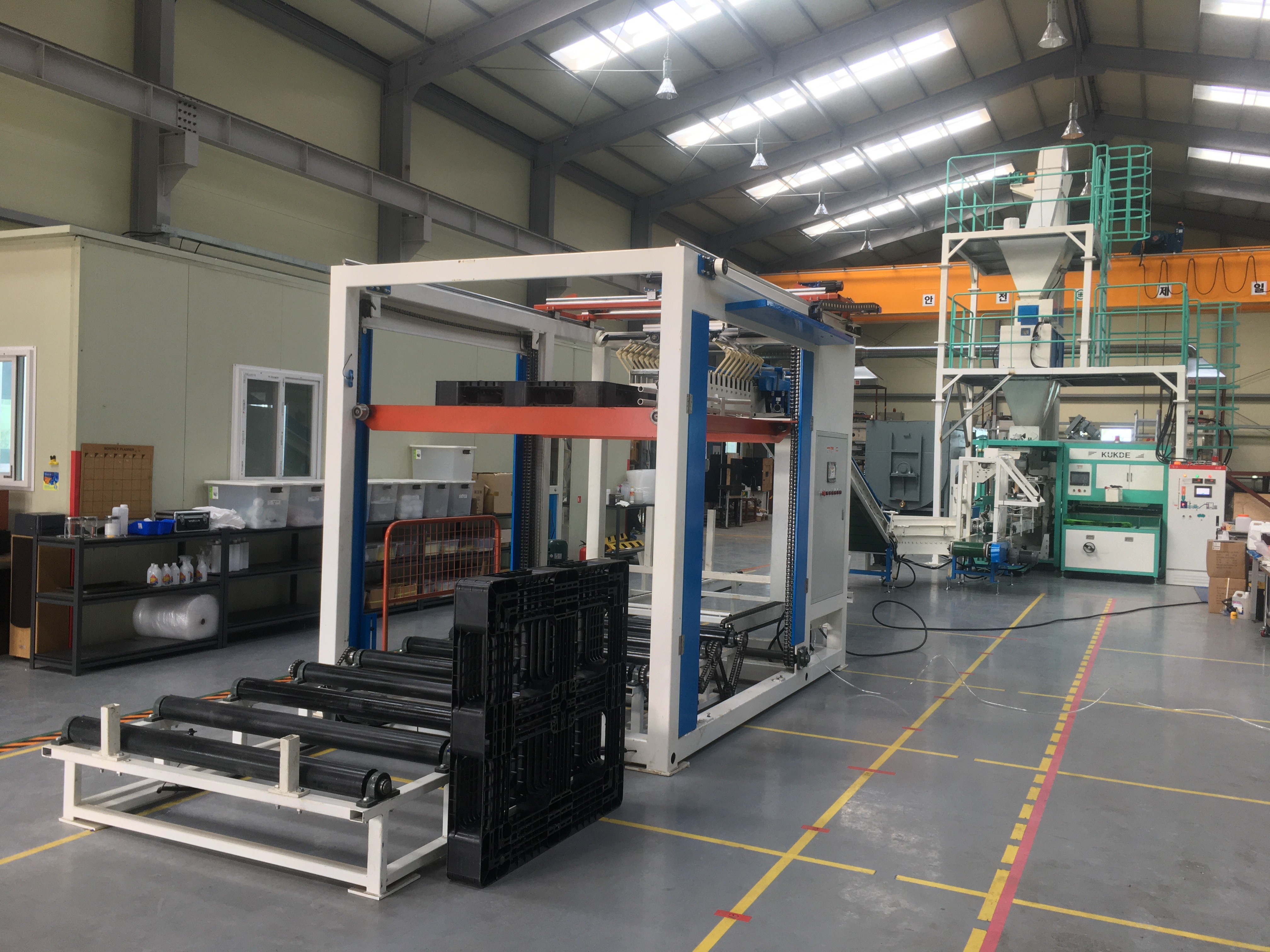 0.5mpa 0.7mpa Air Source Automatic Bag Palletizing Machine 500bags/Hour