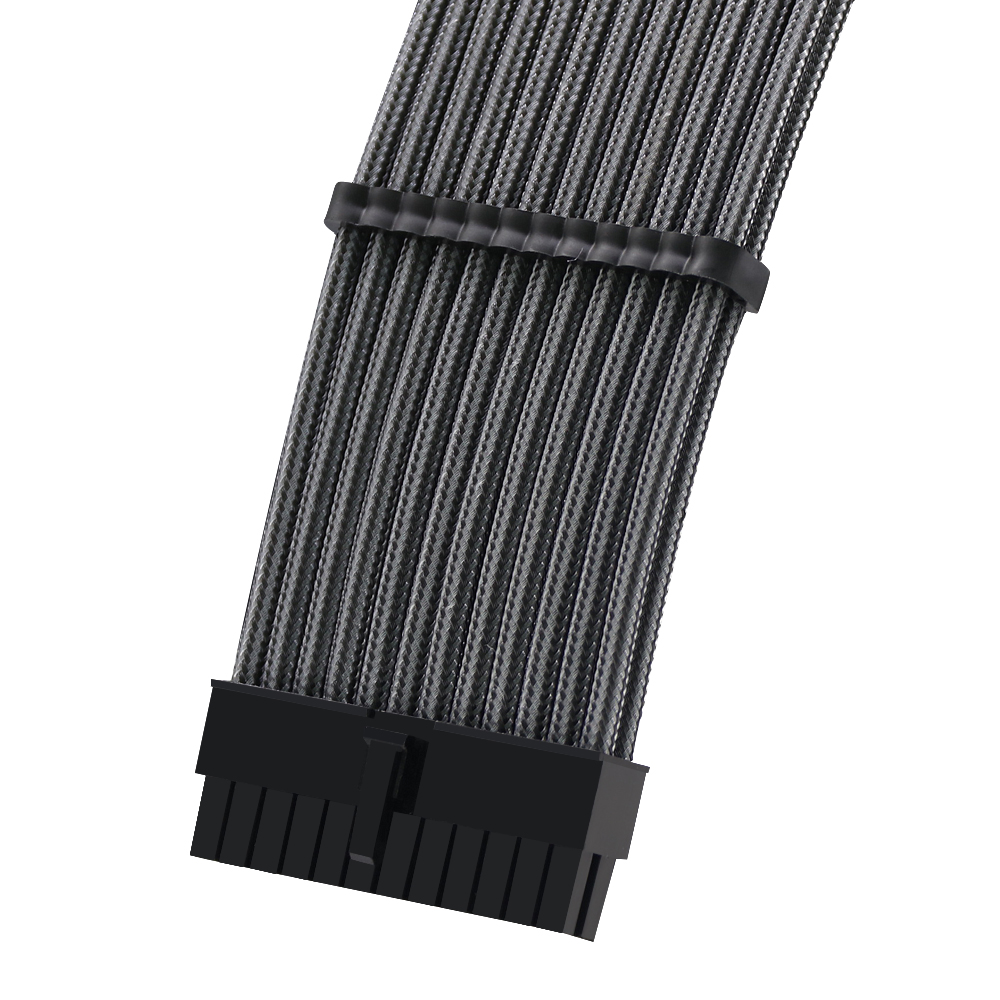 Sleeve Extension Power Supply Cable Kit 18AWG ATX 24P+ EPS 8-P+PCI-E8-P with Combs for PSU to Motherboard/GPU