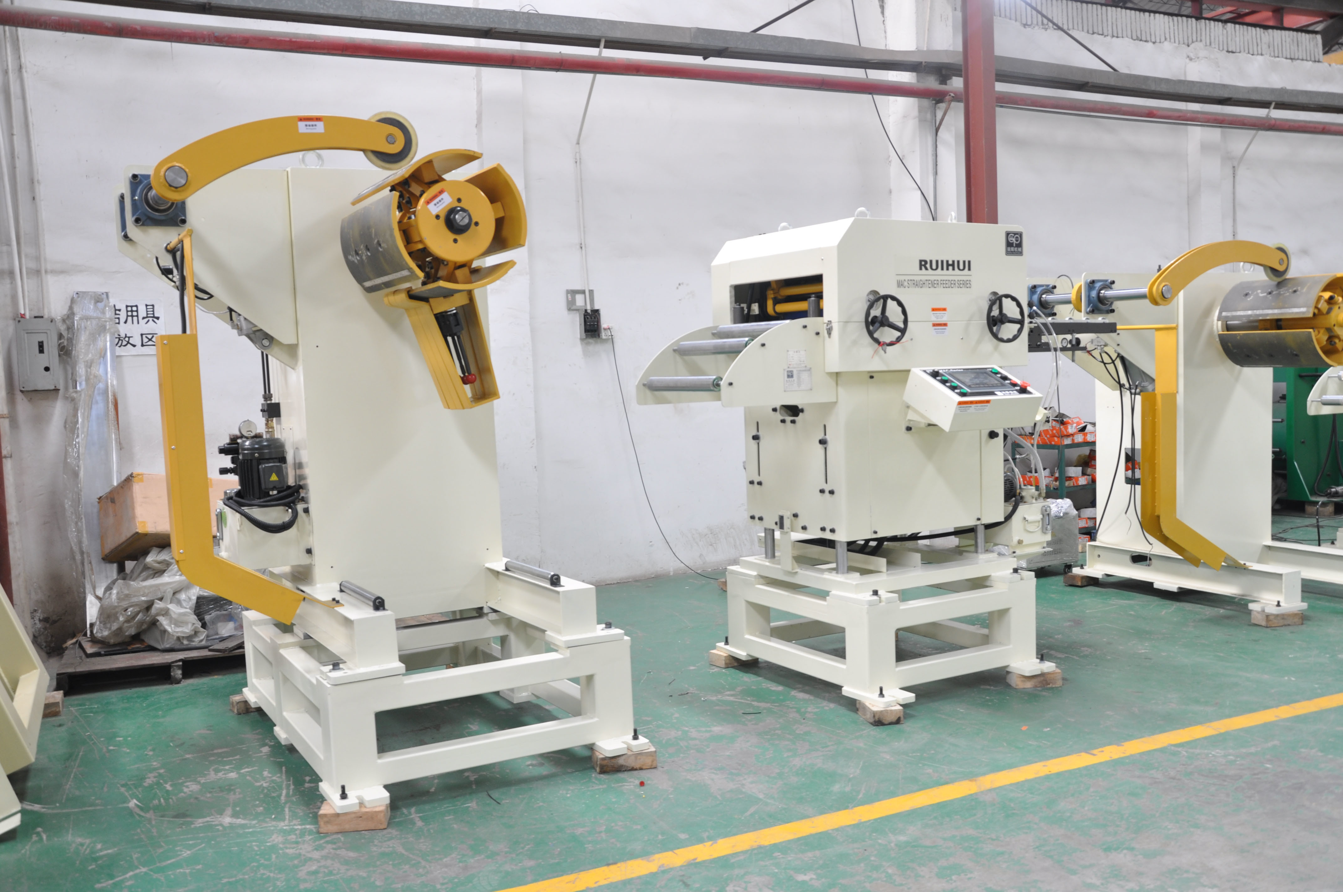 500mm Width 8mm Coil ID Metal Sheet Straightening Machine
