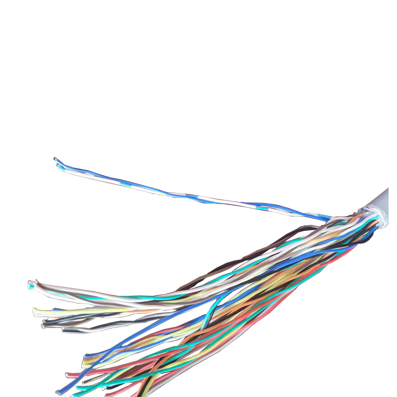 1 2 3 4 6 8 12 24 48 Pairs CW1308 Color Ring Telephone Cable with Al/Foil Shielding