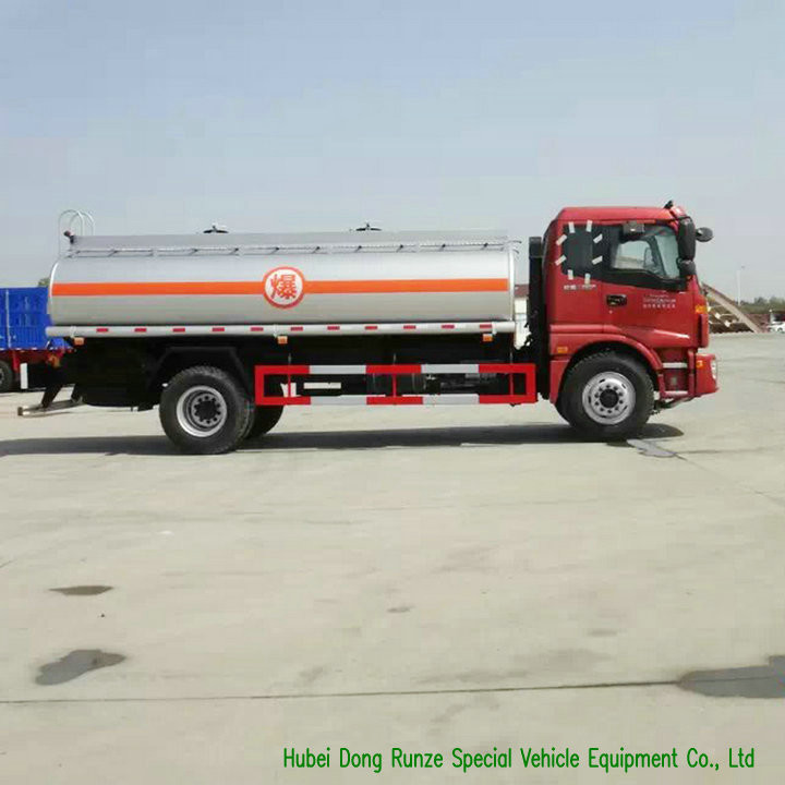 FOTON AUMAN Fuel Delivery Truck With Stainless Steel Tank PTO Fuel Pump 12CBM