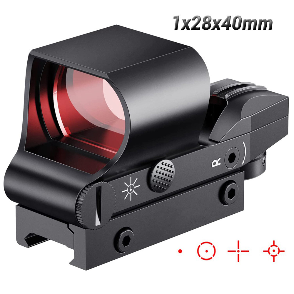 Tactical Laser 4 Reticle Red Dot Reflex Sight Scope 92x43x60mm